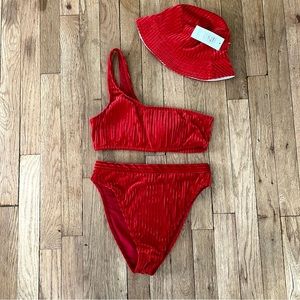 Dippin Daisy’s Velvet Red Bikini